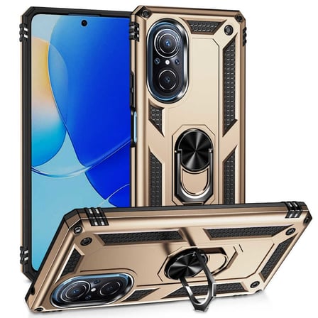 Huawei Nova 9 SE Kılıf Kamera Koruyucu Manyetik Standlı Tank Koruma Novatech