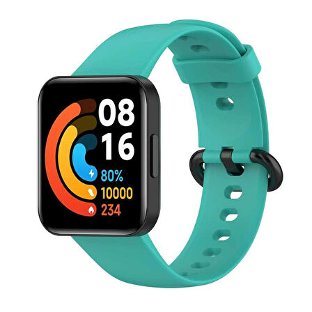 Xiaomi Redmi Watch 2 Lite Uyumlu Klasik Zore Kordon-Yeşil