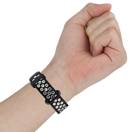 Xiaomi Redmi Watch 2 Lite KRD-02 Uyumlu Zore Kordon-Siyah-Beyaz