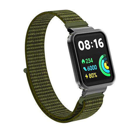 Xiaomi Redmi Watch 2 Lite Uyumlu KRD-61 Hasır Zore Kordon-NO5