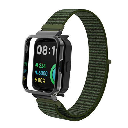 Xiaomi Redmi Watch 2 Lite Uyumlu KRD-61 Hasır Zore Kordon-NO16