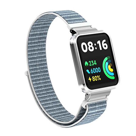 Xiaomi Redmi Watch 2 Lite Uyumlu KRD-61 Hasır Zore Kordon-NO11