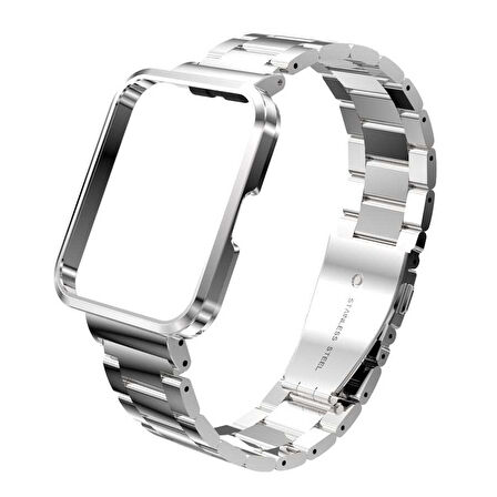 Xiaomi Redmi Watch 2 Lite Uyumlu KRD-60 Metal Zore Kordon-Mor