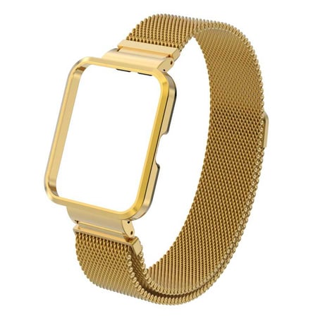 Xiaomi Redmi Watch 2 Lite Uyumlu KRD-58 Metal NRTK Kordon-Gold