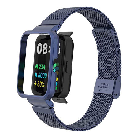 Xiaomi Redmi Watch 2 Lite Uyumlu KRD-66 Metal Zore Kordon-Gold