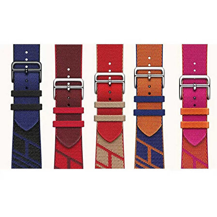 Watch 44mm Uyumlu KRD-51 Hasır Zore Kordon-NO5