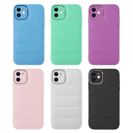 iPhone 11 Uyumlu Kamera Korumalı Parlak AirBag'li Zore Galya Kılıf-Su Yeşil