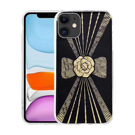 iPhone 11 Uyumlu Desenli Sert Zore Elnov Kılıf-NO3