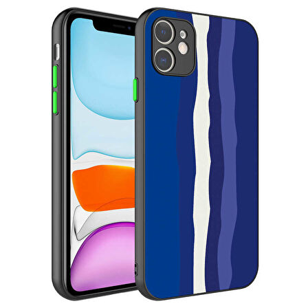 iPhone 11 Uyumlu Kamera Korumalı Renkli TSYSerli Zore X-Cam Kılıf-NO6