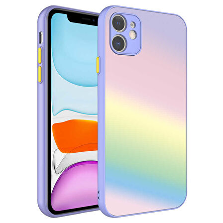iPhone 11 Uyumlu Kamera Korumalı Renkli TSYSerli Zore X-Cam Kılıf-NO7