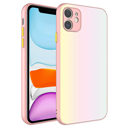 iPhone 11 Uyumlu Kamera Korumalı Renkli TSYSerli Zore X-Cam Kılıf-NO8
