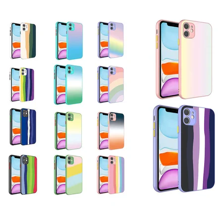 iPhone 11 Uyumlu Kamera Korumalı Renkli TSYSerli Zore X-Cam Kılıf-NO9