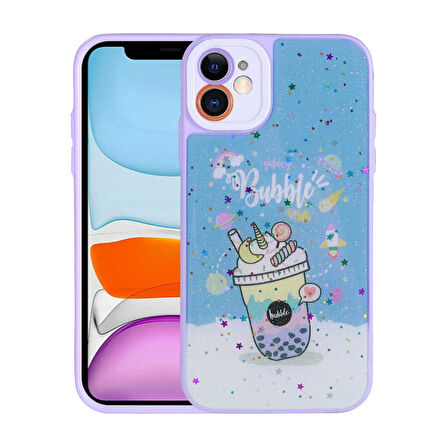 iPhone 11 Uyumlu Kamera Korumalı Sert Desenli Zore Pami Kılıf-NO4