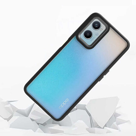 Oppo A96 4G Kılıf Zore Flora Kapak-Kırmızı