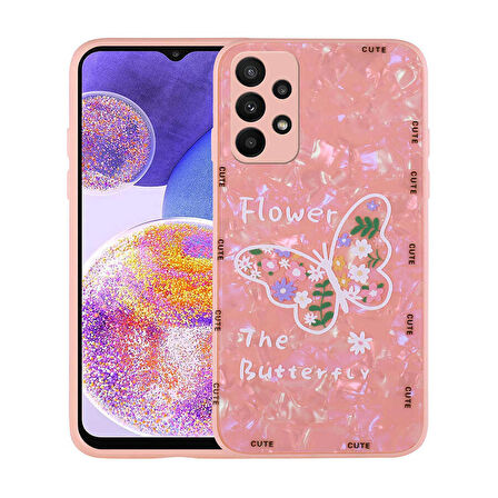Galaxy A23 Kılıf Desenli Sert Silikon Zore Mumila Kapak
