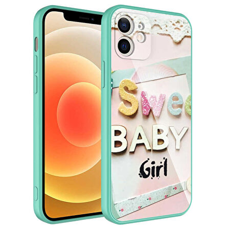 iPhone 11 Uyumlu Kamera Korumalı Desenli Sert Silikon Zore Epoksi Kapak-NO5