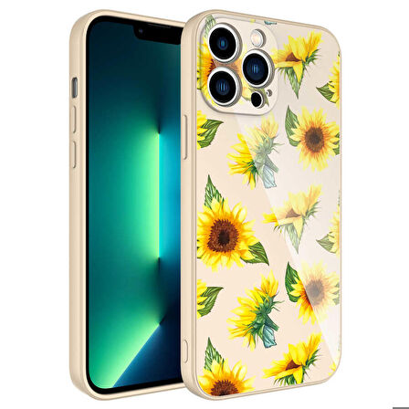 iPhone 12 Pro Uyumlu Kamera Korumalı Desenli Sert Silikon Zore Epoksi Kapak-NO2