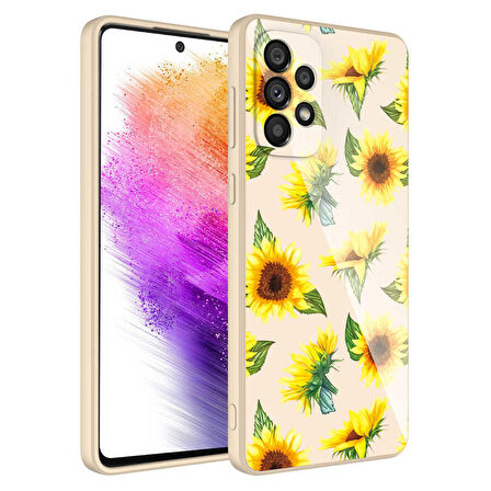 Galaxy A33 5G Uyumlu Kamera Korumalı Desenli Sert Silikon Zore Epoksi Kapak-NO2