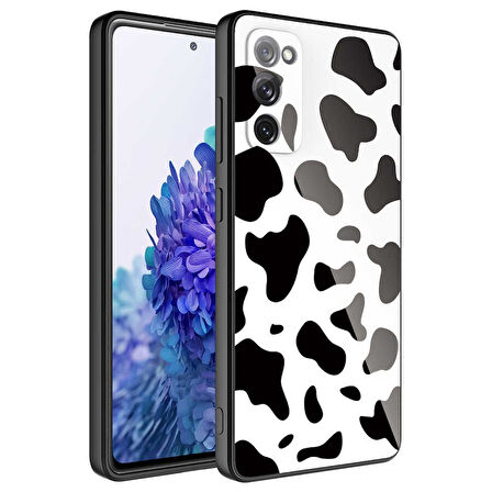 Galaxy S20 FE Uyumlu Kamera Korumalı Desenli Sert Silikon Zore Epoksi Kılıf-NO7