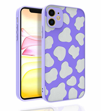 iPhone 11 Uyumlu Desenli Kamera Korumalı Parlak Zore Nora Kılıf-NO6