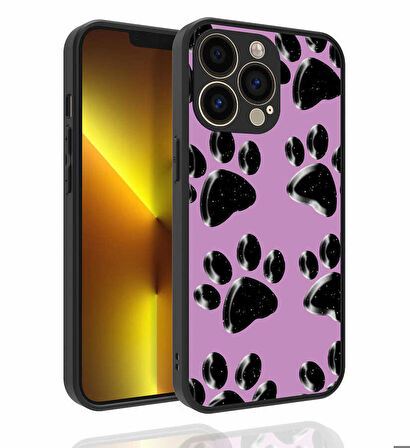 iPhone 13 Pro Max Uyumlu Desenli Kamera Korumalı Parlak Zore Nora Kapak-NO3