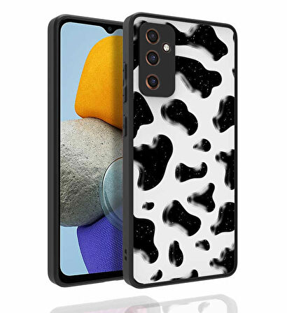 Galaxy M23 Uyumlu Desenli Kamera Korumalı Parlak Zore Nora Kapak-NO2
