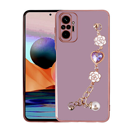 Xiaomi Redmi Note 10 Pro Kılıf El Tutamaçlı Kamera Korumalı Taka Silikon Kapak kılıf