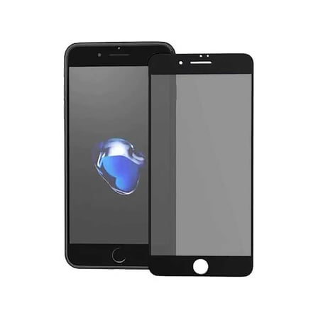 iPhone 7 Hayalet Ekran Koruyucu Davin Privacy Mat Seramik Ekran Filmi - Siyah