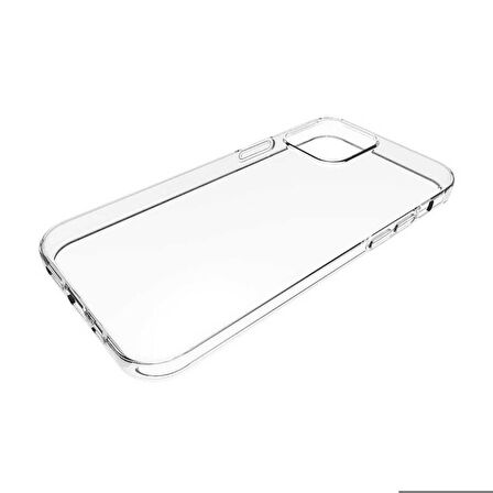 iPhone 14 Pro Uyumlu Zore Süper Silikon Kapak-Renksiz