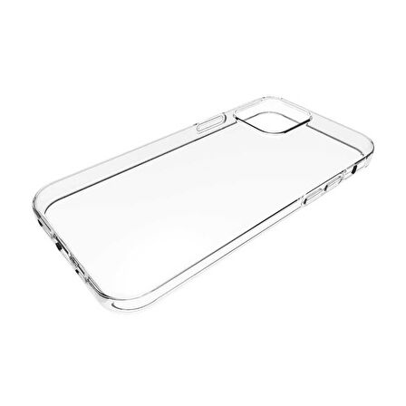 iPhone 14 Pro Uyumlu Zore Süper Silikon Kılıf-Renksiz