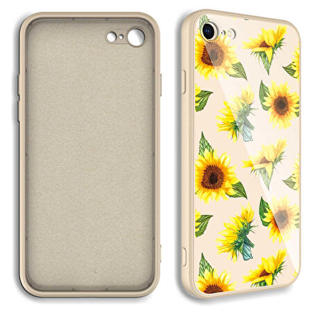 iPhone 7 Uyumlu Kamera Korumalı Desenli Sert Silikon Zore Epoksi Kapak-NO9