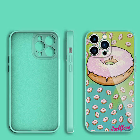 Apple iPhone 12 Pro Kılıf Kamera Korumalı Desenli Sert Silikon Zore Epoksi Kapak-NO8