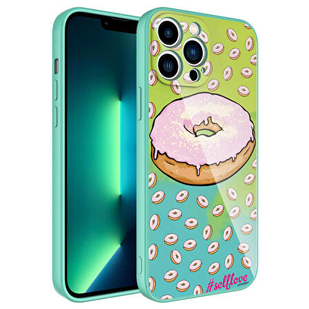 iPhone 13 Pro Max Uyumlu Kamera Korumalı Desenli Sert Silikon Zore Epoksi Kapak-NO12