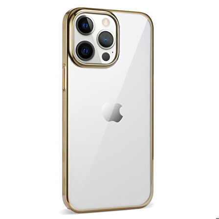 iPhone 14 Pro Uyumlu Zore Pixel Kapak-Gold