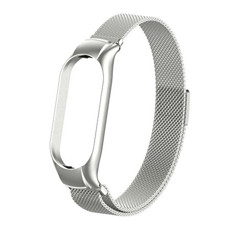 Xiaomi Mi Band 7 Uyumlu KRD-01 Metal Zore Kordon-Gold