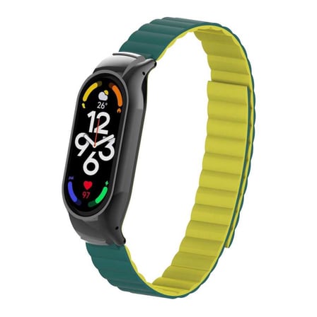 Xiaomi Mi Band 7 Uyumlu KRD-69 Zore Kordon-Siyah-Turuncu