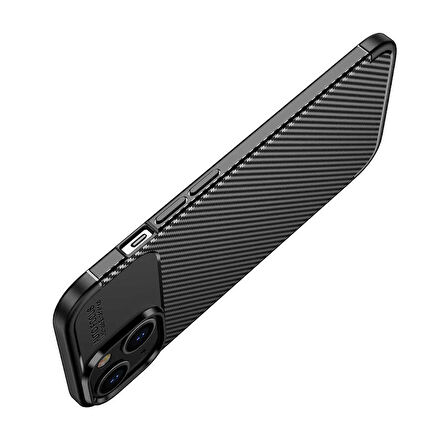 iPhone 14 Uyumlu Zore Negro Silikon Kılıf-Siyah