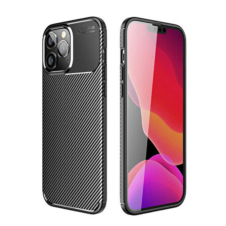 Apple iPhone 14 Pro Kılıf Zore Negro Silikon Kapak-Siyah