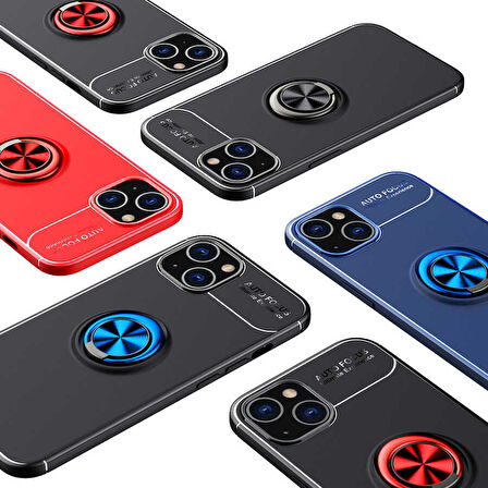 Apple iPhone 14 Kılıf Zore Ravel Silikon Kapak-Siyah