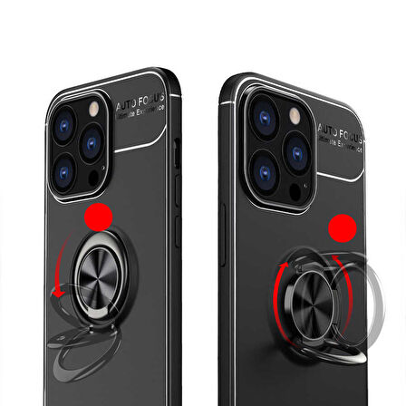 iPhone 14 Pro Uyumlu Ensueno Ravel Silikon Kapak-Mavi