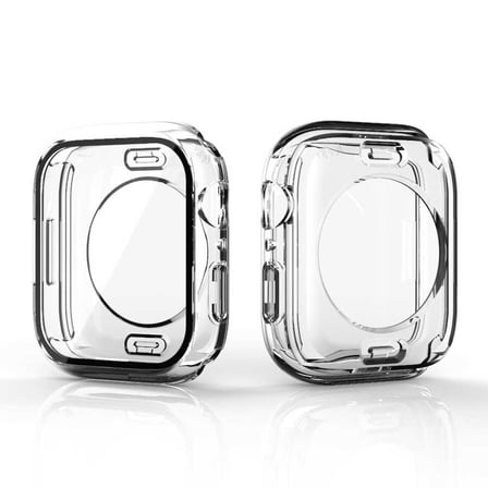 Watch 7 45mm 360 Derece Korumalı Kasa ve Ekran Koruyucu NRTK Watch Gard 12 - Renksiz