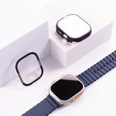 Watch 7 41mm Şeffaf Kasa ve Ekran Koruyucu NRTK Watch Gard 13 - Renksiz