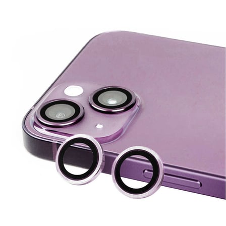 iPhone 14 Kamera Lens Koruyucu Metal Tam Uyumlu Premium OMSY