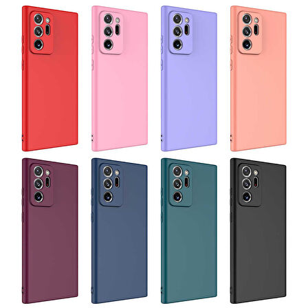 Galaxy Note 20 Ultra Uyumlu Zore Mara Lansman Kılıf-Siyah