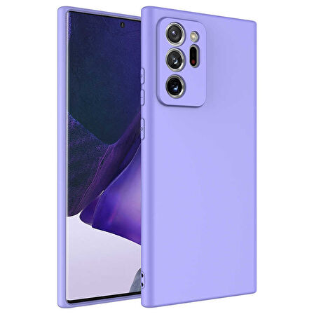 Galaxy Note 20 Ultra Uyumlu Zore Mara Lansman Kılıf-Lila