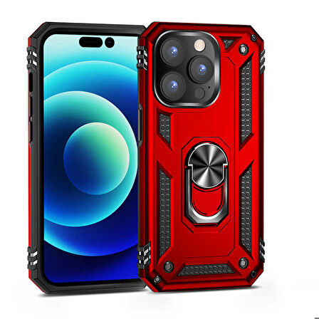 iPhone 14 Pro Max Uyumlu Zore Vega Kapak-Siyah