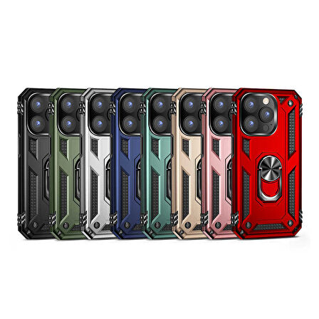 iPhone 14 Pro Max Uyumlu Zore Vega Kılıf-Siyah