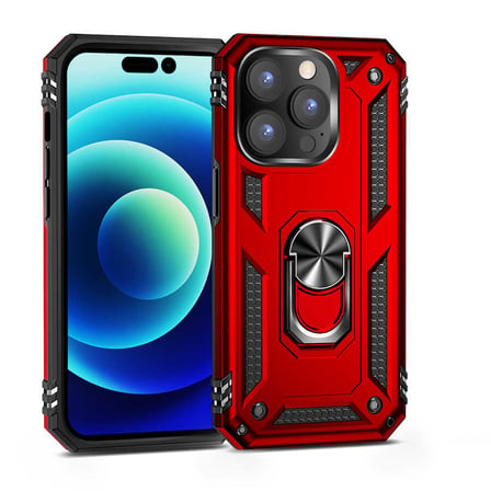 iPhone 14 Pro Uyumlu NRTK Vega Kılıf-Kırmızı