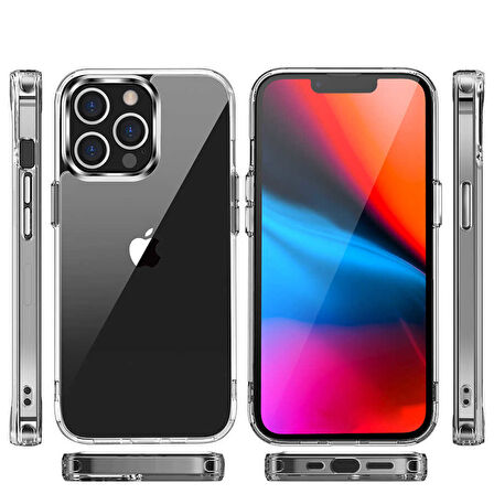 iPhone 14 Pro Uyumlu Zore Forst Kılıf-Renksiz