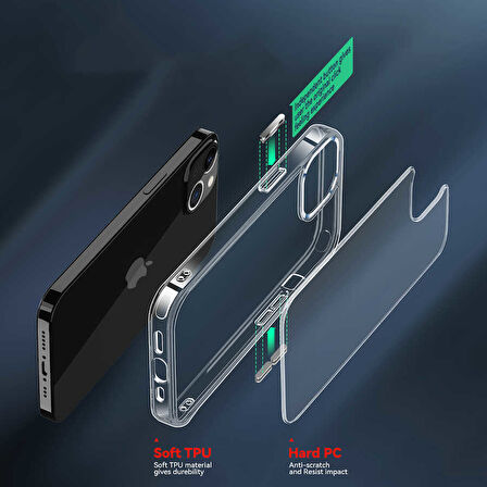 iPhone 14 Plus Uyumlu Zore Forst Kılıf-Renksiz